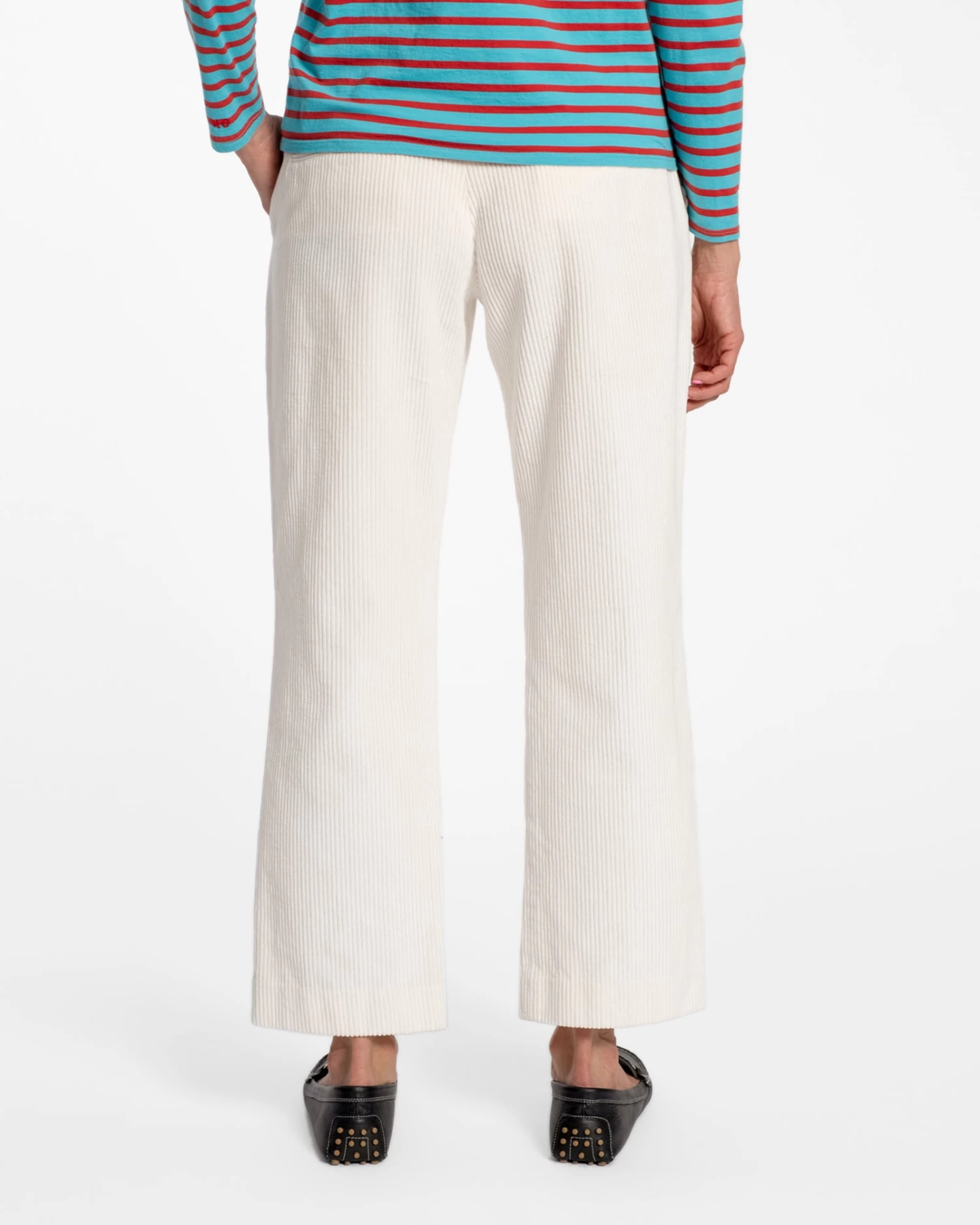 Chloe Corduroy Pant Oyster 5 Chloe Corduroy Pant Oyster - Image 3