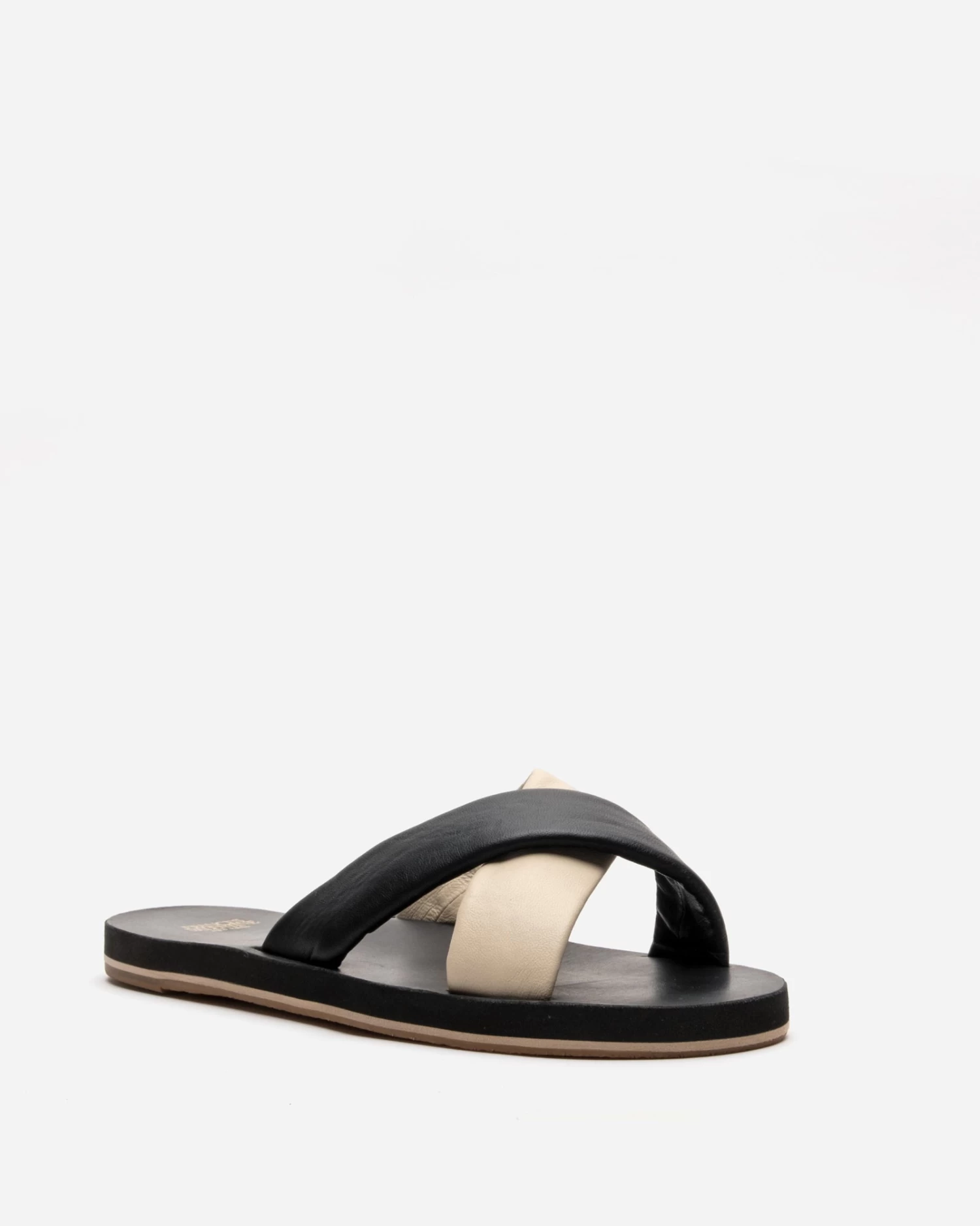 Criss Cross Cloud Slide Nappa Black Oyster 5 Criss Cross Cloud Slide Nappa Black Oyster - Image 3