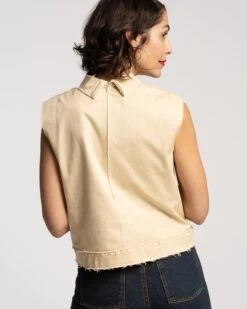 Colette Shell Cotton Khaki 8 Colette Shell Cotton Khaki -Clothing Store colettekhaki 01