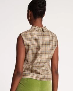 Colette Wool Top Baby Houndstooth -Clothing Store collette plaid 03