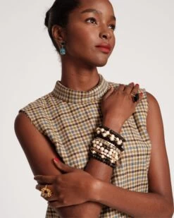 Colette Wool Top Baby Houndstooth -Clothing Store collette plaid 04