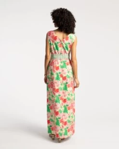 Colony Dress Azalea Pink Green 11 Colony Dress Azalea Pink Green -Clothing Store colony Rose 05