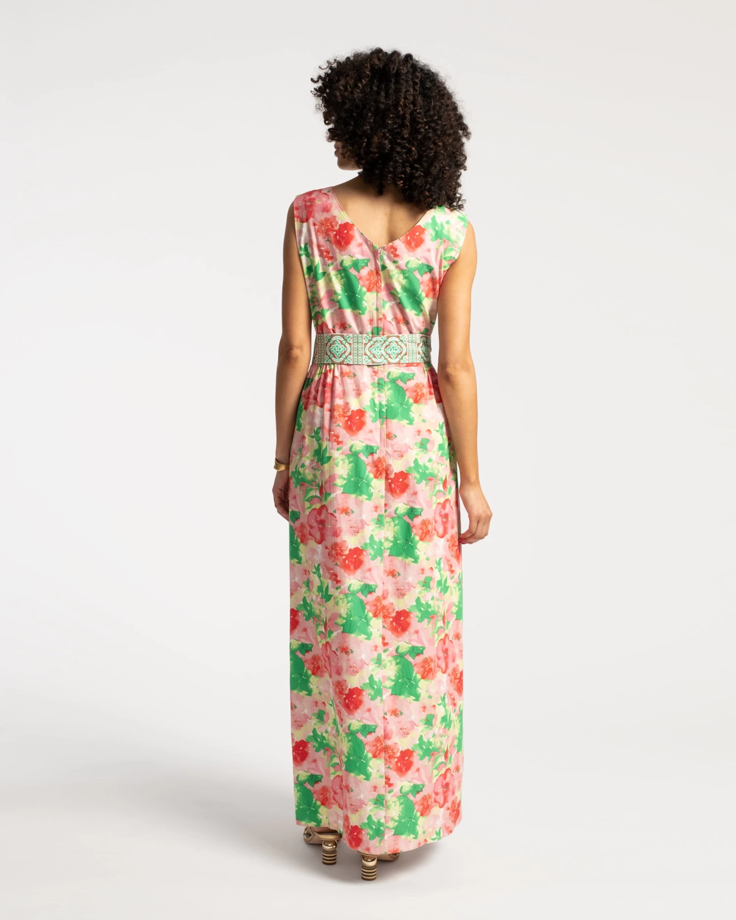 Colony Dress Azalea Pink Green 6 Colony Dress Azalea Pink Green - Image 4