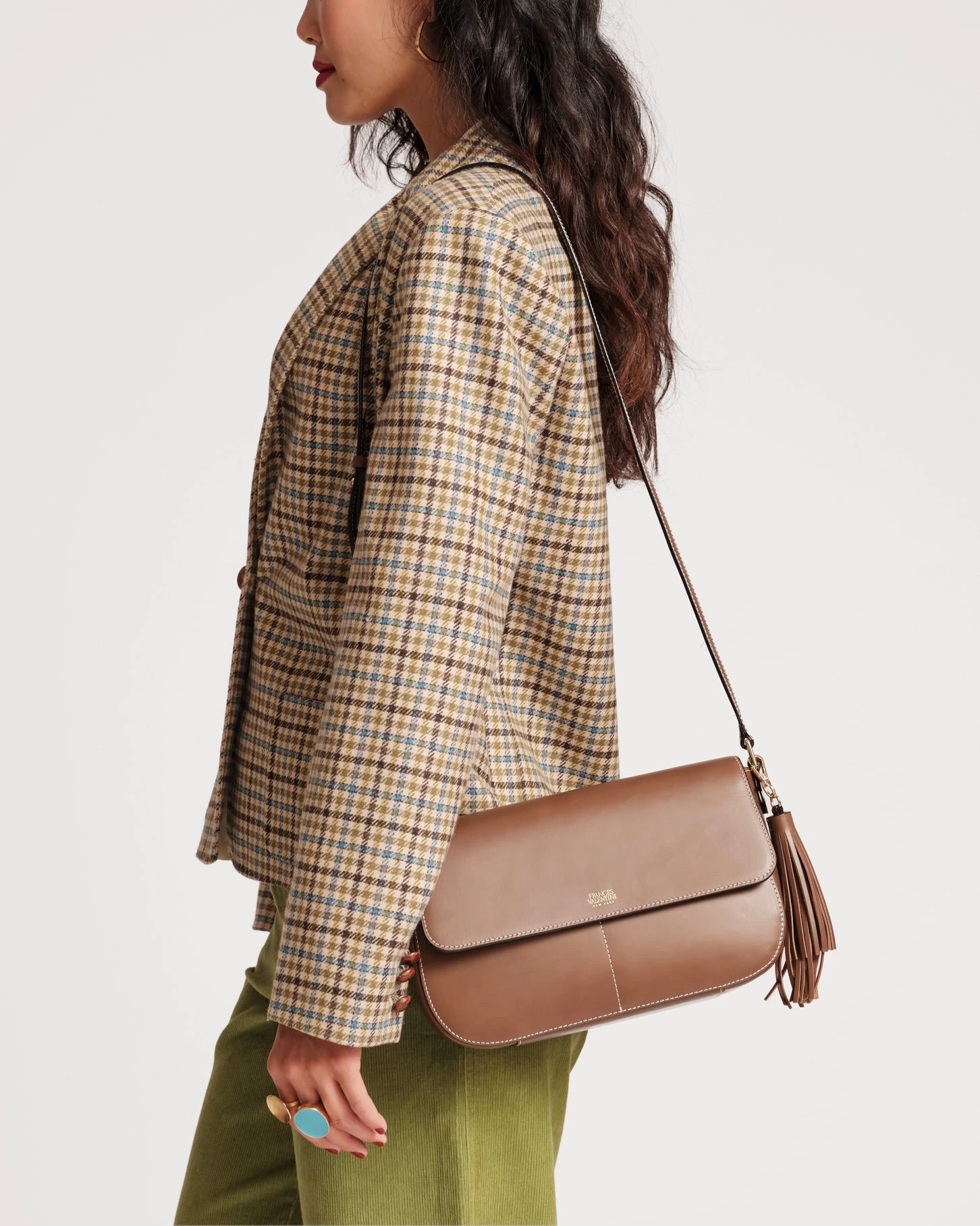 Maddy Crossbody Natural Vachetta Chocolate 4 Maddy Crossbody Natural Vachetta Chocolate - Image 2