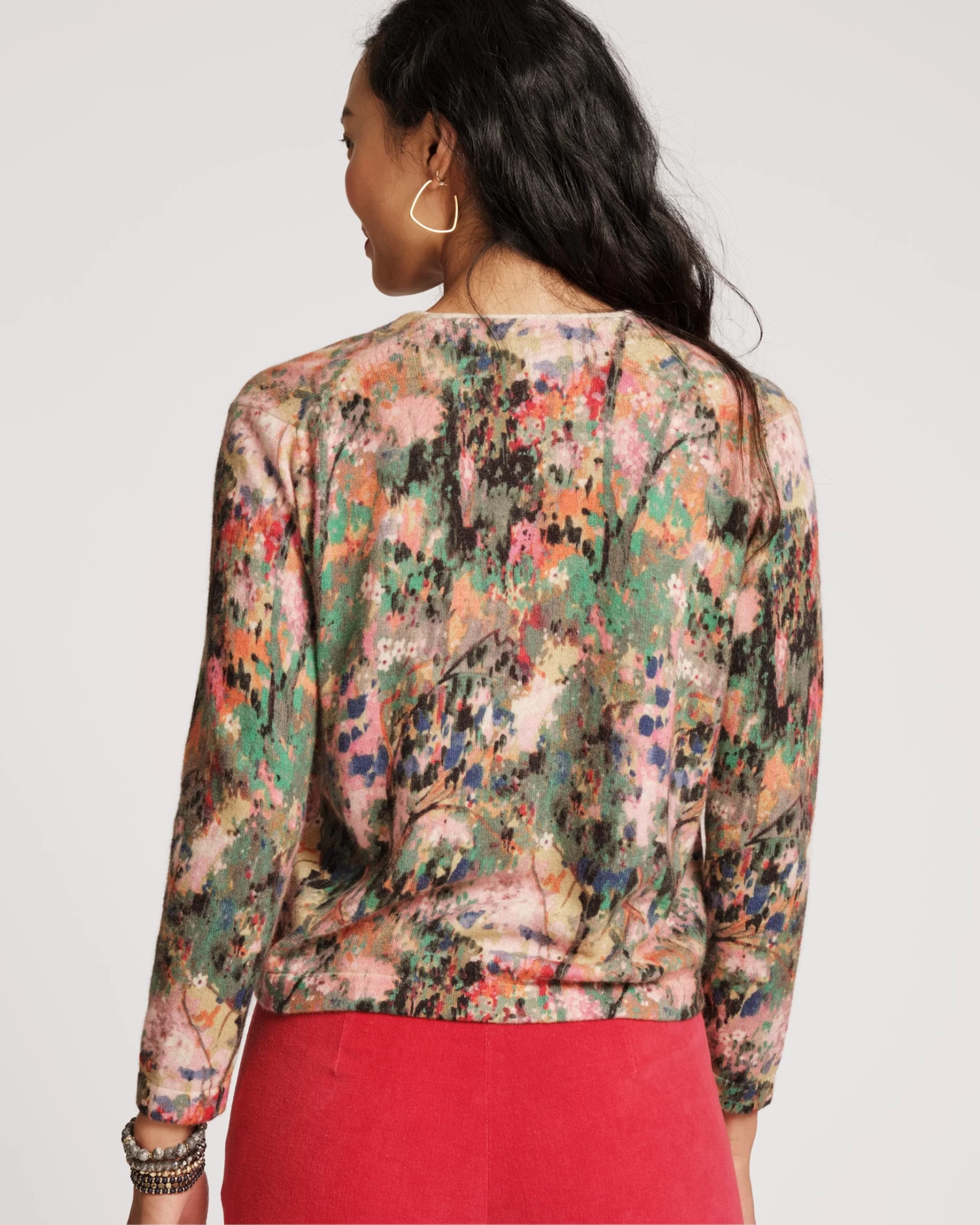 Darling Cardigan Monet Print 6 Darling Cardigan Monet Print - Image 4