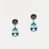 Aqua Tear Drop Earring