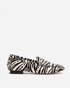 Elyce Loafer Printed Haircalf Zebra