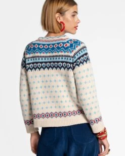 Fair Isle Cardigan Sweater White 11 Fair Isle Cardigan Sweater White -Clothing Store fairisle white 06 ed99f793 f578 4766 bf0a 21c06006e10a