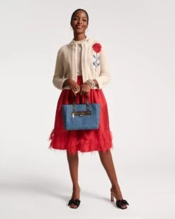 Border Flower Cardigan Natural Red 9 Border Flower Cardigan Natural Red -Clothing Store feather skirt red 06 95a43cb0 416a 4546 85a1 13aaf6c82127