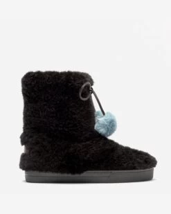 Samantha Boot Faux Fur Black