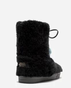 Samantha Boot Faux Fur Black -Clothing Store furbootie3