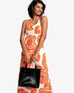 Malia Halter Dress Waffleweave Abstract Floral 8 Malia Halter Dress Waffleweave Abstract Floral -Clothing Store halter abstractfloral 03 9231f560 b86d 4b12 88ca ddb92139bb89