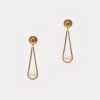 Mini Ipanema Earring Pearl Gold