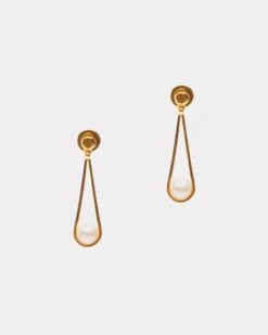 Mini Ipanema Earring Pearl Gold