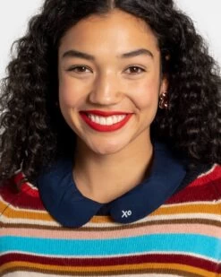 Lou Peter Pan Collar Dickey Navy