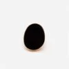 Enamel Palette Ring Black