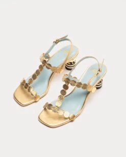 Kiki Mini Dot Heel Platino -Clothing Store kiki heel platino 034jpg