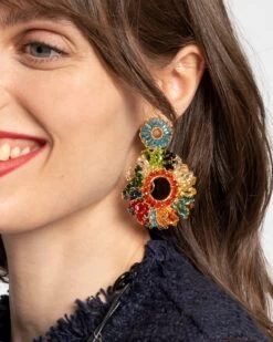 Multi Colored Ruffle Hoops