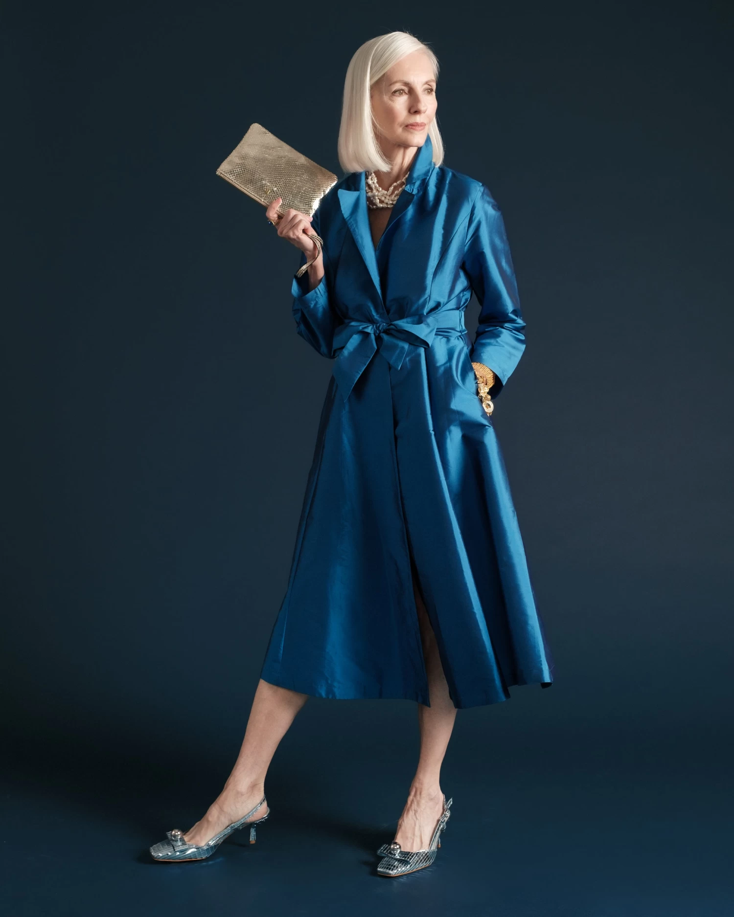 Lucille Wrap Dress Cobalt 4 Lucille Wrap Dress Cobalt - Image 2