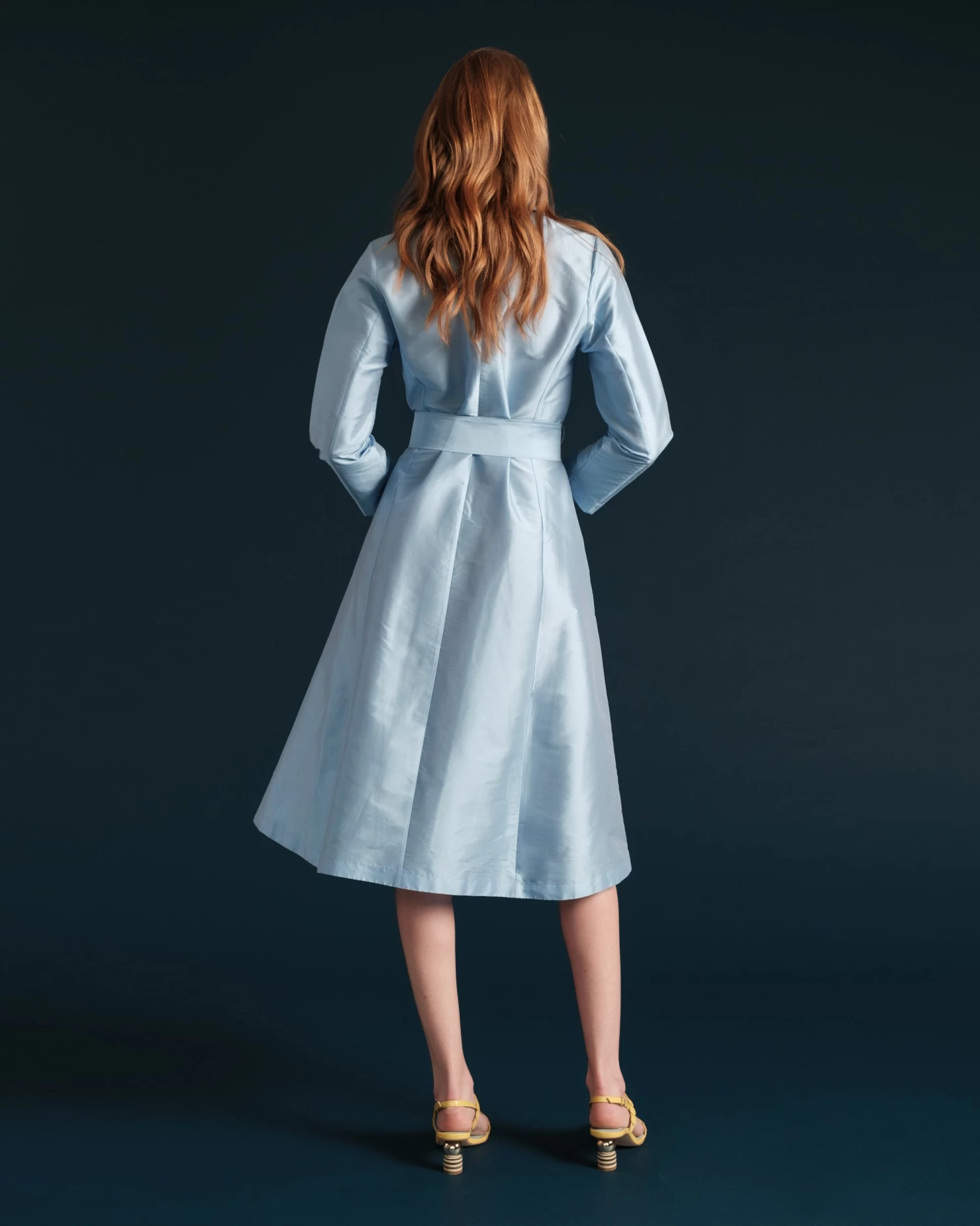 Lucille Wrap Dress Light Blue 5 Lucille Wrap Dress Light Blue - Image 3