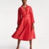 Lucille Wrap Dress Dupioni Red -Clothing Store lucille red 04 122830b6 2276 488c ab84 594b0e627196