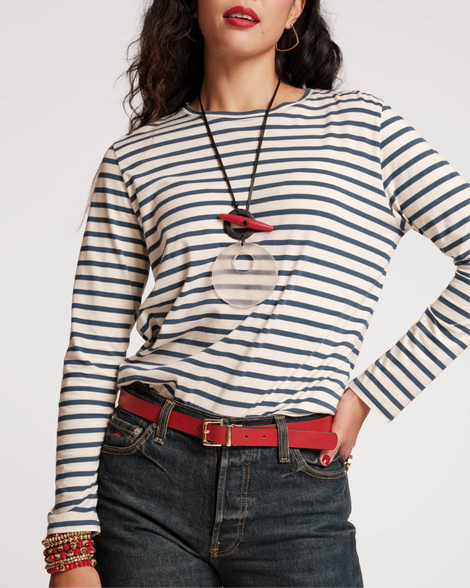 Reversible Cheeta Haircalf Nappa Leather Belt Red 4 Reversible Cheeta Haircalf Nappa Leather Belt Red - Image 2