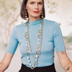 Gold Link Necklace -Clothing Store necklaces 929aff68 ba00 4fec 9296 4cf59c2b13c4