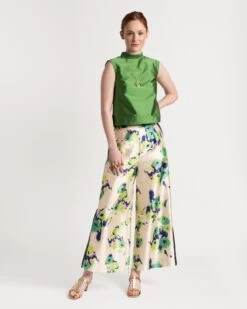 Palazzo Pant Tuileries Oyster Green 12 Palazzo Pant Tuileries Oyster Green -Clothing Store palazzo tuileries 01