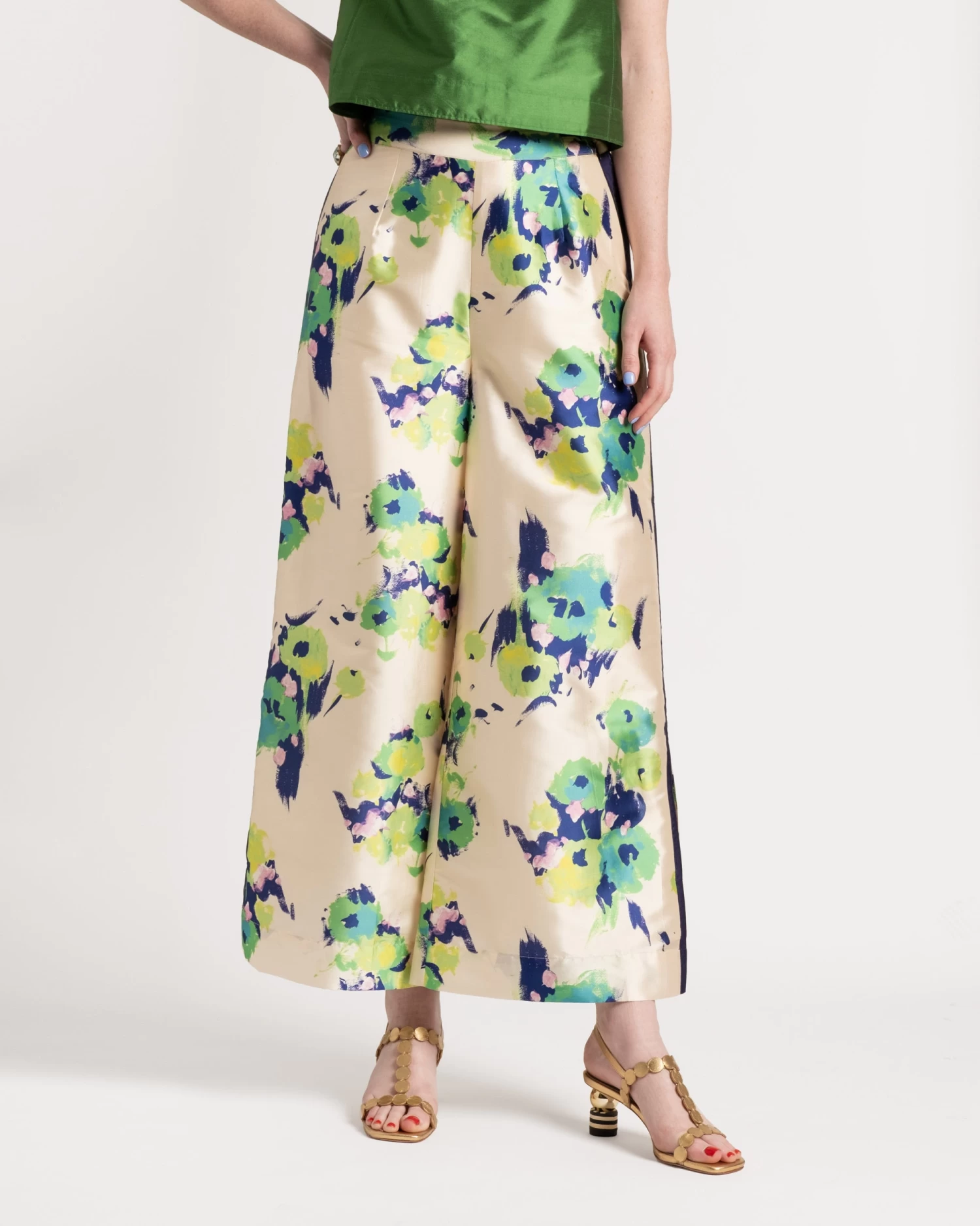 Palazzo Pant Tuileries Oyster Green 3 Palazzo Pant Tuileries Oyster Green