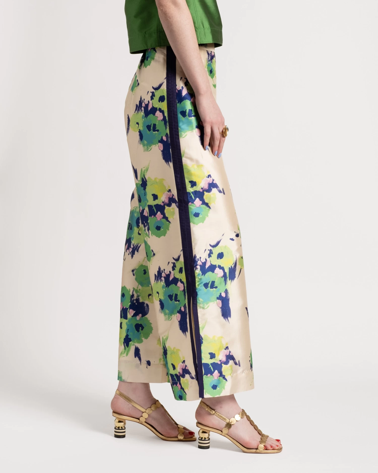 Palazzo Pant Tuileries Oyster Green 7 Palazzo Pant Tuileries Oyster Green - Image 5