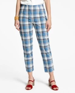 Plaid Petrie Pant Blue