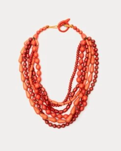 Simone Necklace Orange