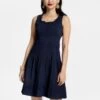 Ribbon Dress Navy 2 Ribbon Dress Navy -Clothing Store ribbon navy 01 ca080974 765c 40a1 8a45 1201f23d987a