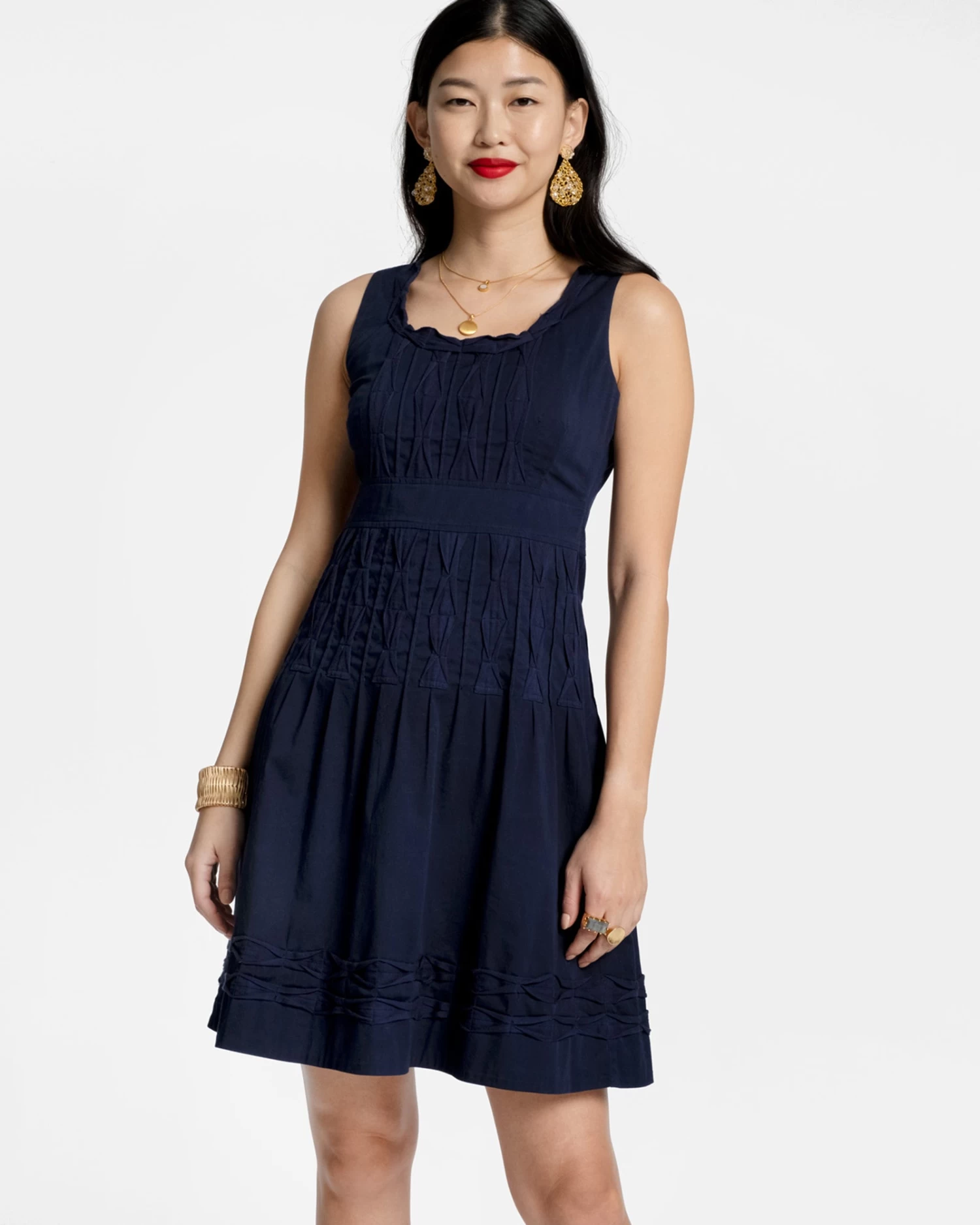 Ribbon Dress Navy 3 Ribbon Dress Navy