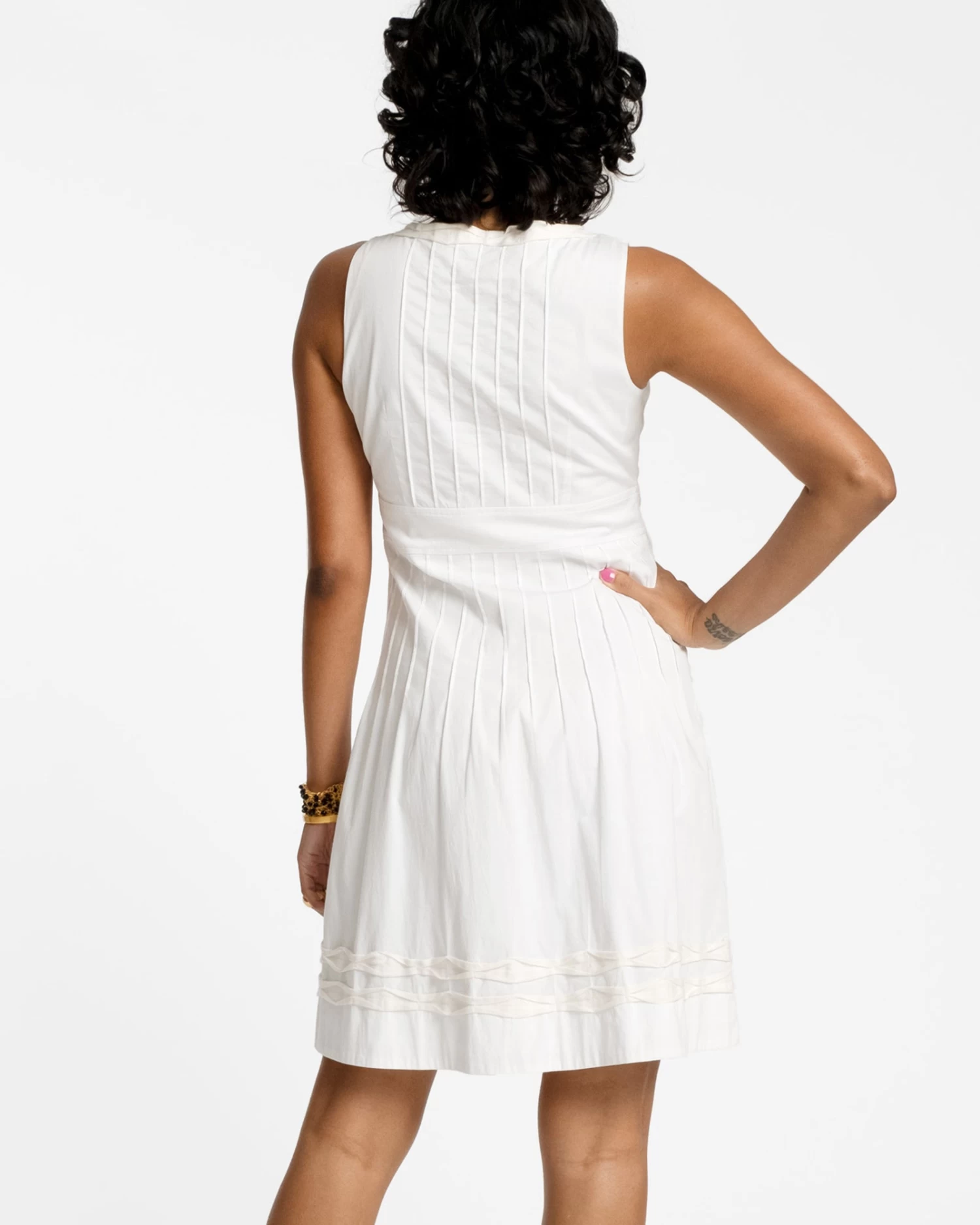 Ribbon Dress White 6 Ribbon Dress White - Image 4