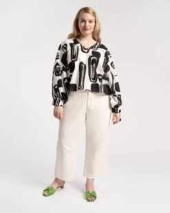 Rosa Top Flintstone Oyster Black 9 Rosa Top Flintstone Oyster Black -Clothing Store rosa top plus