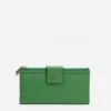 Double Slim Wallet Soft Nappa Green Oyster -Clothing Store sac green 01 5442fc92 7bfe 4562 8825 a71fe950e418
