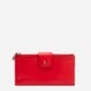 Double Slim Wallet Soft Nappa Red Oyster -Clothing Store sac red 01 a2a02d8a daa3 4e96 b21f f403030fc174