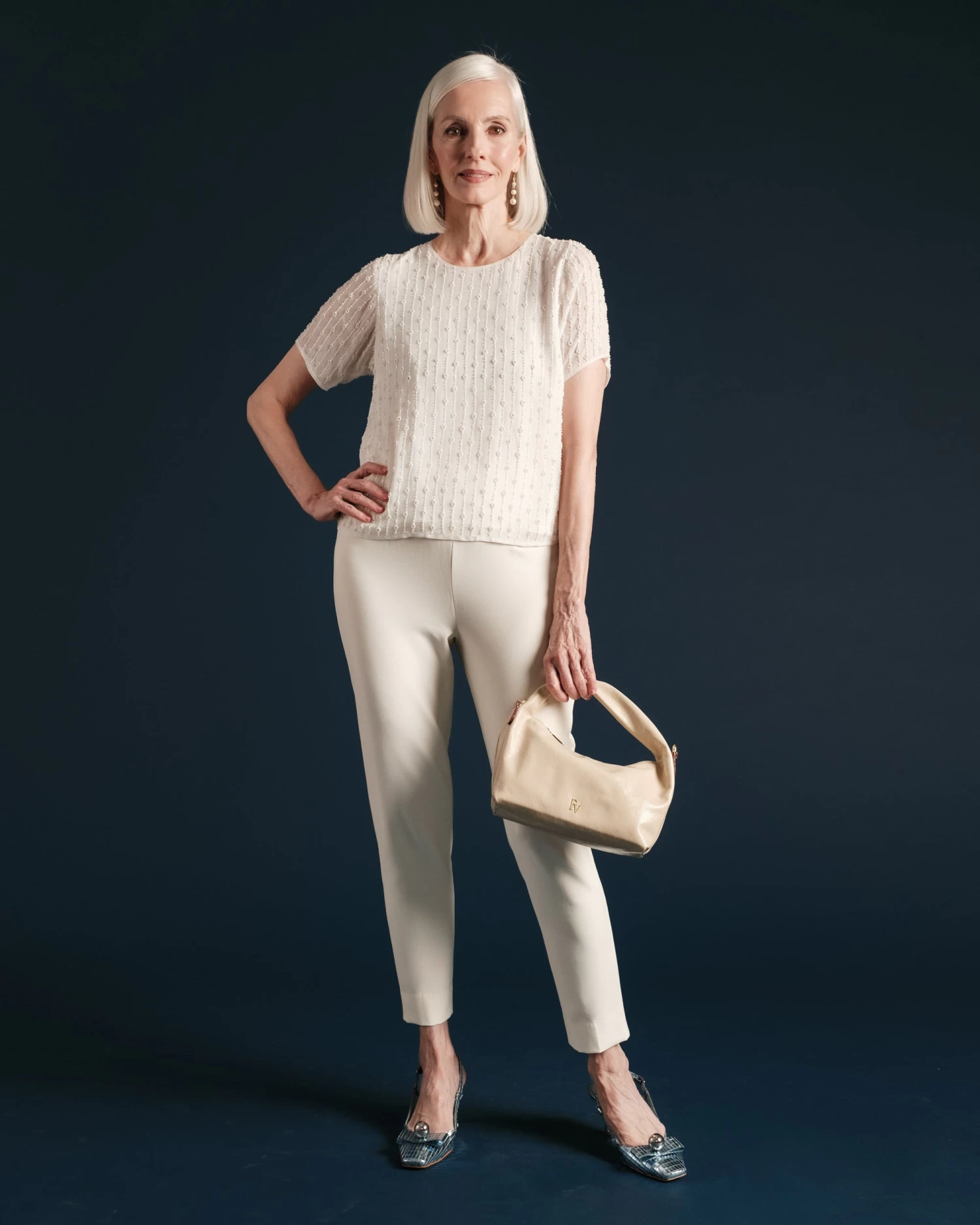 Lucy Pant Japanese Stretch Blend Oyster 7 Lucy Pant Japanese Stretch Blend Oyster - Image 5