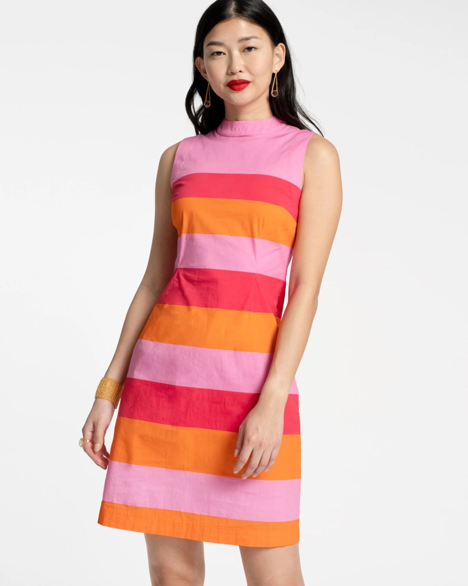 Simplicity Dress Sherbet Stripe 3 Simplicity Dress Sherbet Stripe