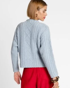 Wool Fisherman Skipper Pullover Sky -Clothing Store skipper ltblue 04 f2826854 9ddd 4590 93c4 1a5d30714ca5