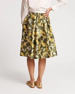 Barbara Midi Skirt Pear Blossom -Clothing Store skirt pearblossom 03