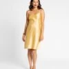 Slip Dress Gold