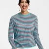 Long Sleeve Striped Shirt Turquoise Red 2 Long Sleeve Striped Shirt Turquoise Red -Clothing Store stripe bluered ff8a3572 e8f4 4464 8056 3fc0fc4e545b