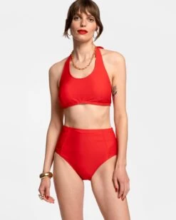 Clothing Store 39 Addy Two Piece Swimsuit Red