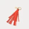 Tassel Key Chain Orange -Clothing Store tassel keychain red