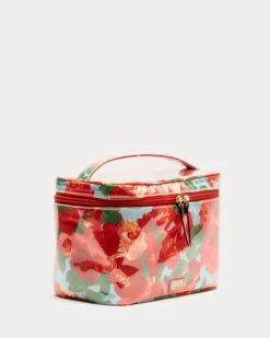 Train Case Cosmetic Peony Print -Clothing Store traincase peony 02