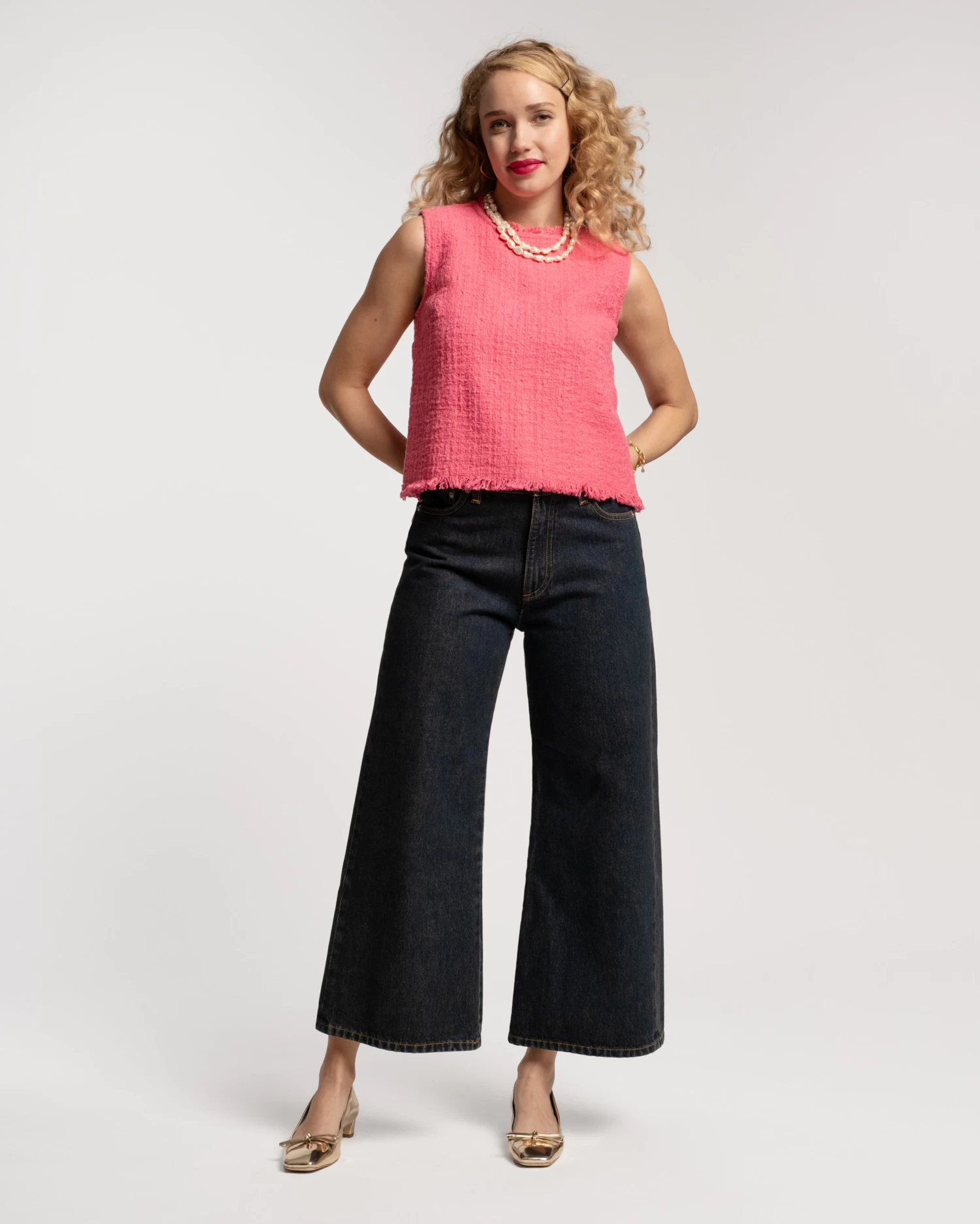 Twiggy Fringe Top Pink 4 Twiggy Fringe Top Pink - Image 2